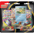 Pokémon trading card game packs with a card featuring Psykokwak on a black background
