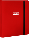 ER 9PKT CARD BINDER WITH ELASTIC RED (20)