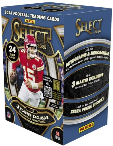PANINI SELECT H2 FOOTBALL 2025 BLASTER